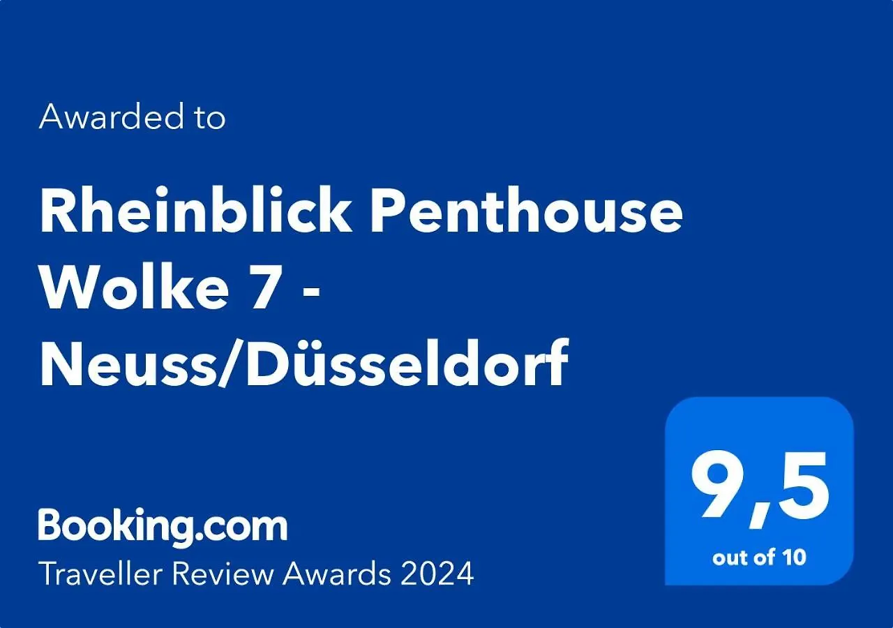 Ferienwohnung Rheinblick Penthouse Wolke 7 - Neuss/Düsseldorf Apartment Neuss