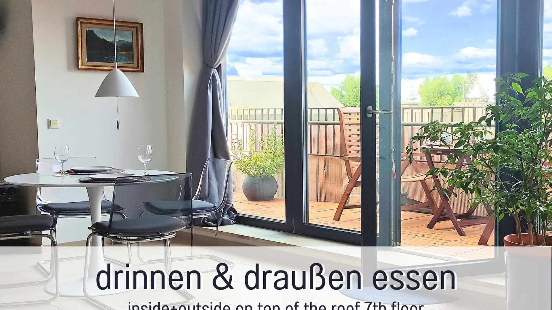 Ferienwohnung Rheinblick Penthouse Wolke 7 - Neuss/Düsseldorf 0*, Neuss